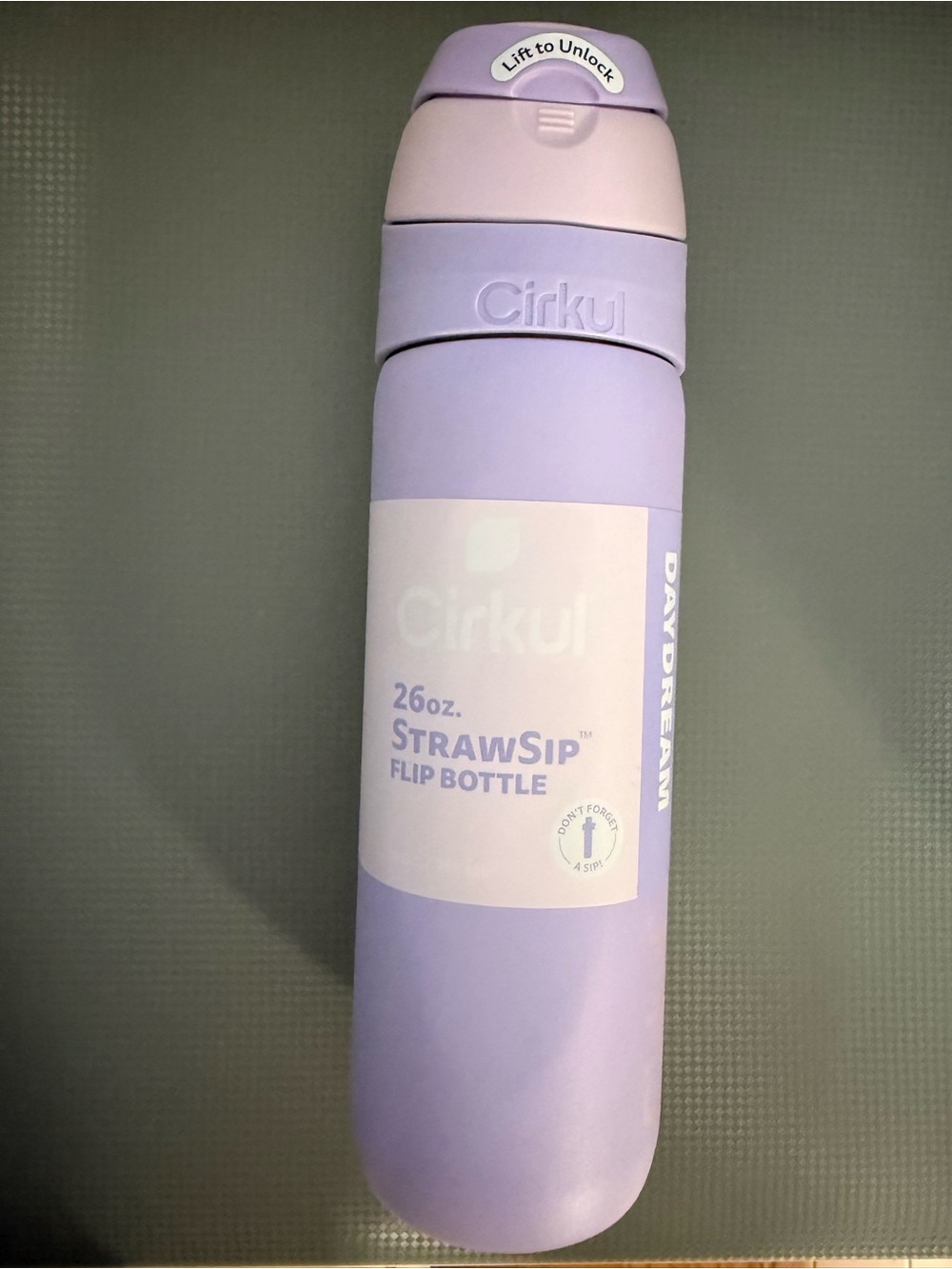 Cirkul 26oz StrawSip Flip Bottle - Lavender